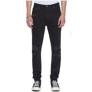 Ksubi Jeans Mens Chitch Slim Tapered 1999 Boneyard Black $220 Size 34/32